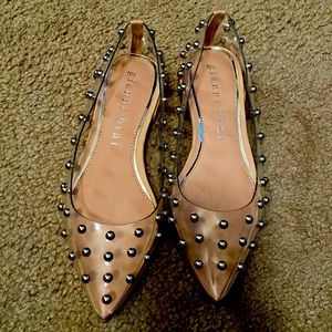 Gianni Bini clear pearl shoes